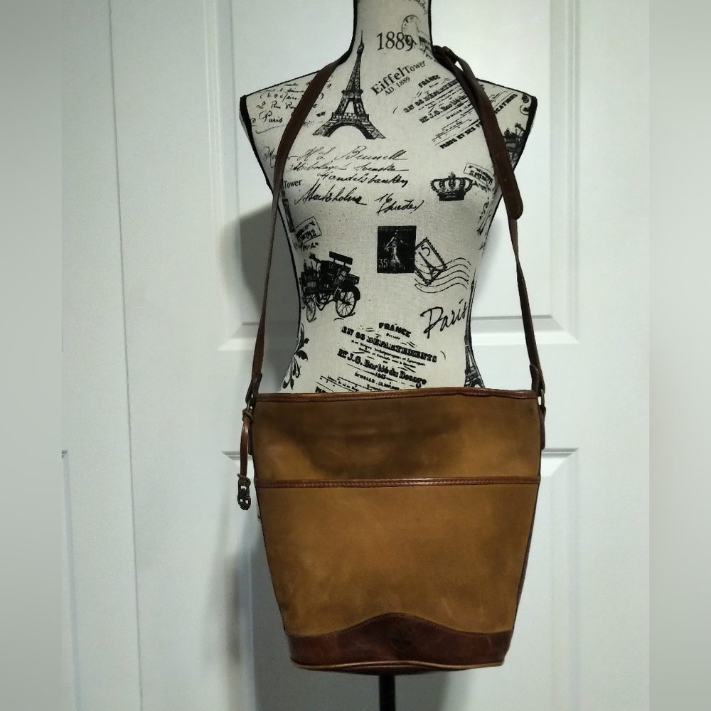 Vintage Timberland All Leather Bag
